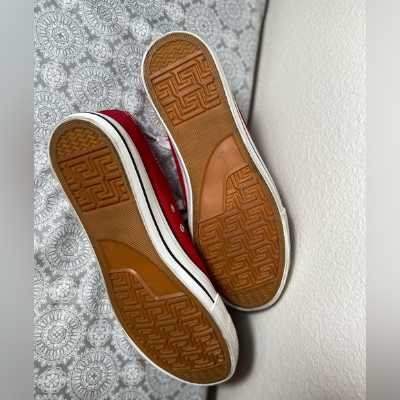 Jenn Ardor~JA Sports~Casual~Red~Canvas~Lace-Up~Low Top~Walking~Sneaker~Size 10 - Picture 13 of 14